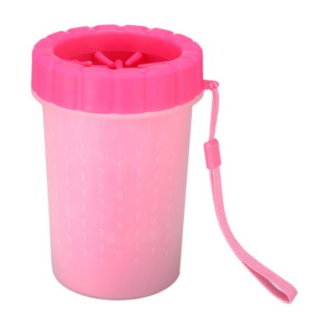 Nettoyeur de pattes de chien Portable brosse de nettoyage pour animaux de compagnie brosse de nettoyage de pattes de chien brosse de nettoyage pour nettoyer la tasse de pied de patte de chien/chat Ros (1/2)
