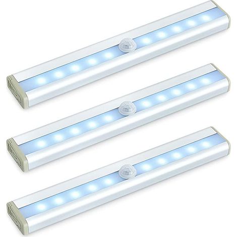 10-LED-LED-Lichtleiste mit kabellosem Bewegungssensor und Magnetverschluss