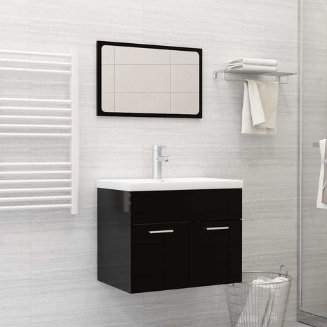 Lavabo encastré - Vasque à poser Lavabo à poser avec robinet 61x39x18 cm Céramique Blanc BV858479 - BonneVie (1/5)