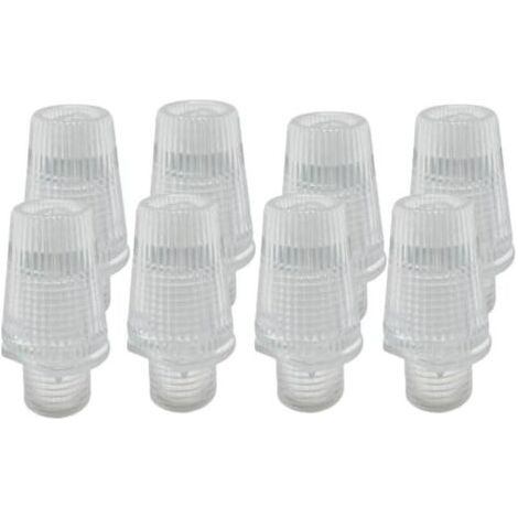 Pack de 8 Serre-câbles Presse-étoupes Transparent Fixation et Maintien des Câbles Électriques pour Douilles Soulagement de la Tension pour les Câbles Sécurité Fabrication Italienne