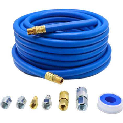 Kit de raccords pour outils pneumatiques American Pneumatic 1/2 pouce NPT, raccord rapide pour tuyau d'air, kit de connexion pour accessoires de compresseur d'air industriel I/M (1/5)