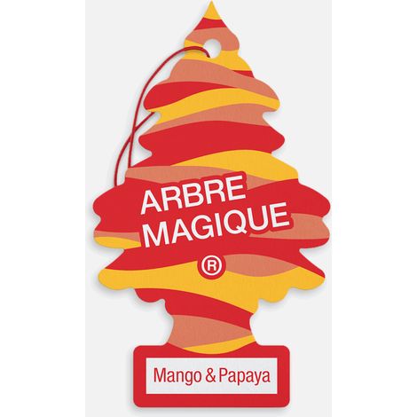 DEODORANTE AUTO 'ARBRE MAGIQUE' 'double essence' - mango e papaya- 24 confezione  - BricoGo