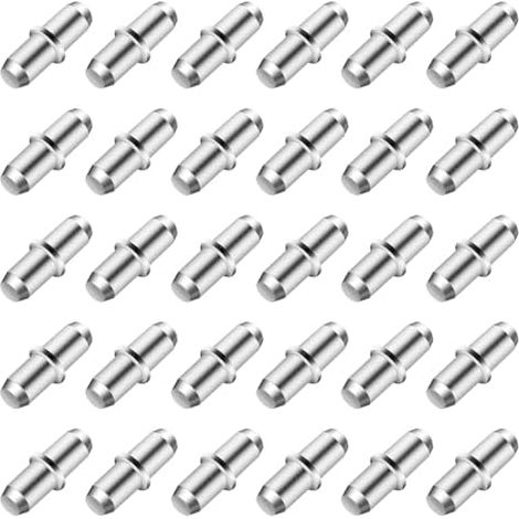 Lot de 80 supports d'étagères 5 mm,broches d'étagères, pour étagères, planches d'armoire, armoires cuisine, armoires, bois, verre, etc - (1/5)