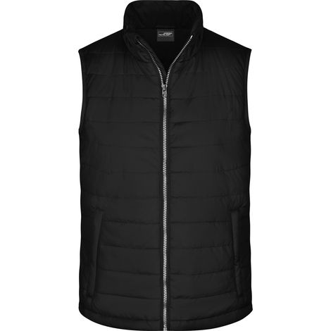 James & Nicholson leichte, wattierte Steppweste JN 1136 Gr. 2XL schwarz (1/5)