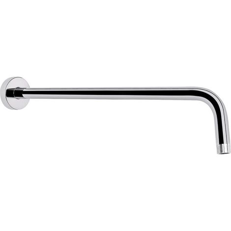 Braccio doccia Ulisem con flangia, in acciaio inox 304, estensione soffione doccia (40 cm) (1/4)