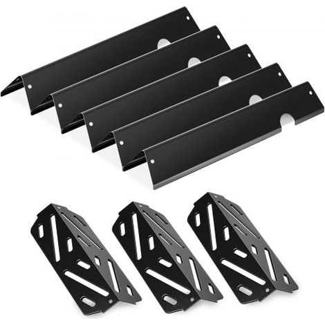 Barre Cache-brûleur et Diffuseur de Chaleur pour Barbecue 8PCs (1/5)