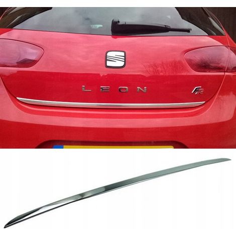Seat León II HB - Embellecedor cromado para el portón trasero (1/5)