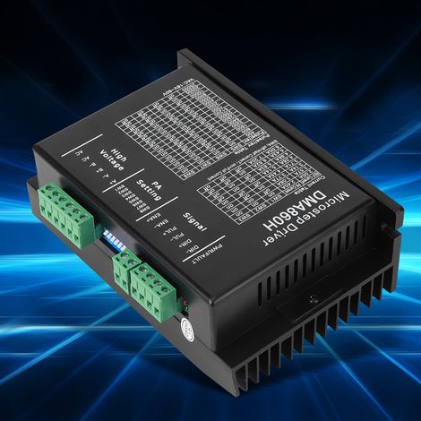 Schrittmotortreiber CNC Digital 32-Bit UltraLow Noise DMA860H 2,47 7,2 A 1880 V AC (1/5)