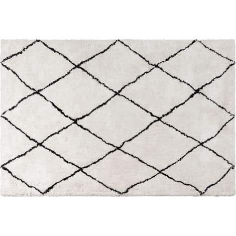 Teppich 240x170 natur/schwarz KAFET