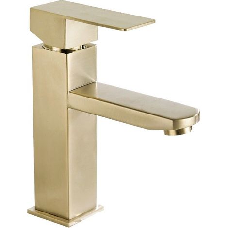 Mexen Emma Waschbeckenarmatur, gebürstetes Gold - 71900-50 (1/2)