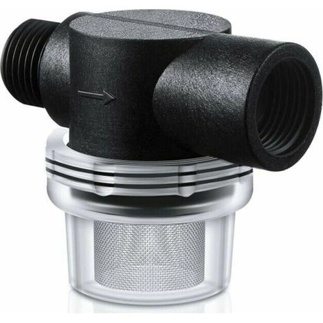 UlisemFiltre de crépine de pompe à eau RV, filtre à eau universel filtre en acier inoxydable 4 points filetage externe pré-filtre filtre à eau filtre à vis pompe à eau pour camping-car RV pompe à eau