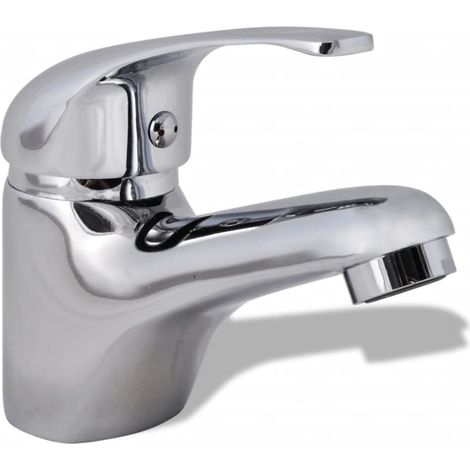 Grifo cromado para lavabo de baño grifo mezclador para inodoro 020003513 (1/5)