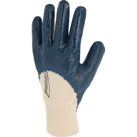 Gants nitrile enduction lourde - Taille : 9 - SINGER FRERES SAS (1/2)