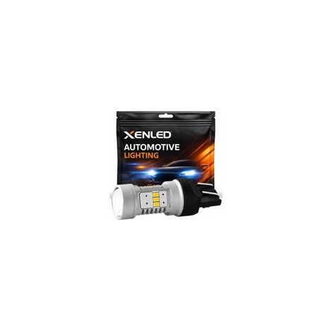 Ampoule 14 LED XENLED - W21/5W Blanc 7443 T20 - 1200Lms 5500K - Double intensité (1/5)