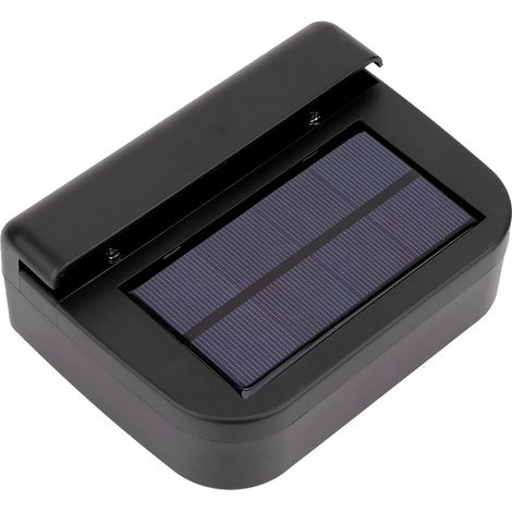 Système de ventilation automatique pour voiture alimenté à l'énergie solaire, chauffage et extracteur d'air (1/5)