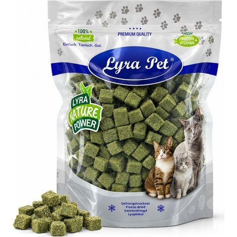 200 g de cubes d&x27herbe pour chat Lyra Pet® lyophilisés (1/5)