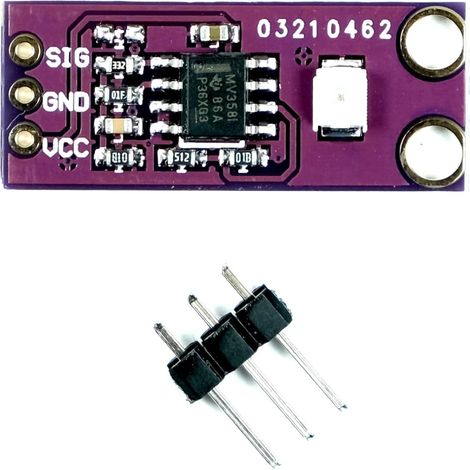 1 Capteur UV GUVA-S12SD, Sortie Analogique 3-5 V, Plage 240-370 Nm, Pour Arduino (1/4)
