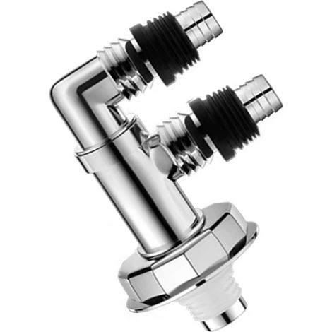 Connecteur de tuyau de vidange ABS pour machine à laver Débit d'eau sûr et efficace pour machines à laver (1/5)