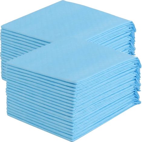 Pannolini per animali domestici, ad assorbimento rapido, in materiale ecologico, blu, taglia grande (1/2)