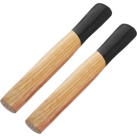 2 Manches De Marteau En Bois De Rechange Poignée De Marteau Accessoire Remplacement Facile Pour Outils De Menuiserie Et Travail Du Bois 25.00 X 3.30 X 2.50 Cm (1/5)