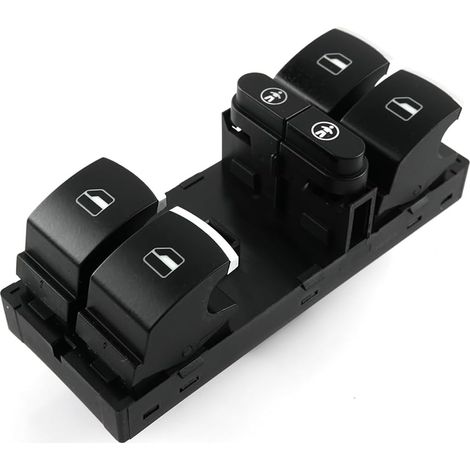 Fensterheber Autozubehör Neuer Fensterheberschalter auf der Fahrerseite für VW für Volkswagen für Santana für JETTA für Skoda 34D959857C