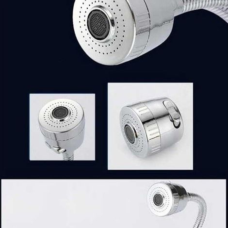 Aérateurs Double Fonction Jet Et Douche Pour Robinet Universel (1/5)