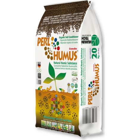 HuminTech PERLHUMUS 20 kg Bodenverbesserer Nährhumus Dauerhumus Huminstoffe (1/2)