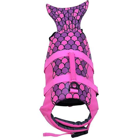 Gilet de sauvetage style sirène pour chiens de petites et moyennes races (1/4)