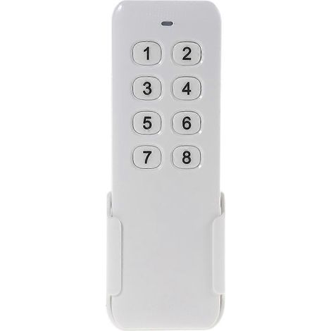 Télécommande RF 6/8 boutons EV1527, émetteur sans fil à code d'apprentissage - 8 touches