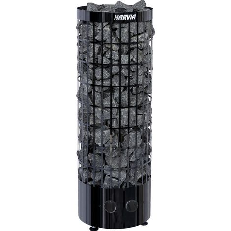 Harvia Cilindro Black Steel Saunaofen 9,0 kW PC90 integrierte Steuerung Stahl schwarz (1/2)