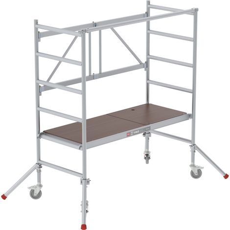 Altrex Klappgerüst RS Tower 34 Aluminium 0,75x1,65m schmal 3m Arbeitshöhe (1/5)