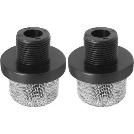 QORVA-Filtre d'aspiration avec entrée filetée 3/4" NPT (lot de 2) Pièce de rechange 288716 Compatible avec les pulvérisateurs sans air Magnum X5/LTS15 X7/LTS17 ProX7/ProX17