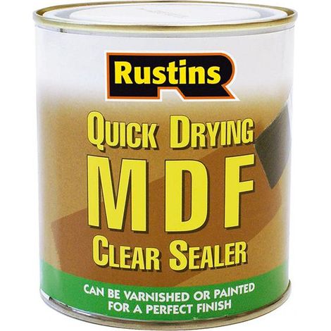 Rustins MDFS500 Quick-Drying Clear MDF Sealer - 500ml (1/3)