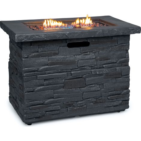 Blumfeldt – Foyer à gaz 40.000BTU/13kW – Chaleur infrarouge instantanée – Pare-chaleur orientable – Sécurité avec valve thermoélectrique