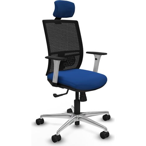 Chaise piqueras y crespo Yunquera blanc soutien lombaire appui tête réglable (1/2)
