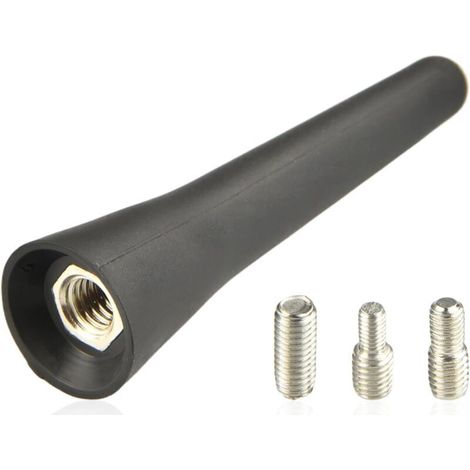 Antenne Radio Voiture FM AM Dab 50 ohms 6,5cm Mini Antenne Voiture avec 3 Vis M4/M5/M6, pour la Réception Radio FM AM Dab (1/5)