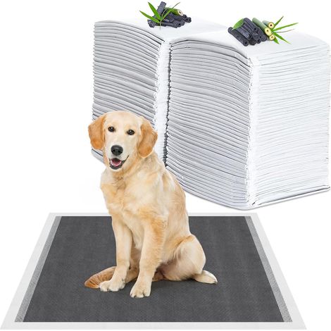 60 x 60 x 90 cm Disposable Bed Pads with Charcoal 6 Layers Puppy Training Mat, Absorbent Hygienic Mat, Leak-Proof and Quick Drying (1/5)