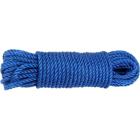 Toolzone 15M Utility Braided Polypropylene Multi Purpose Rope 6mm