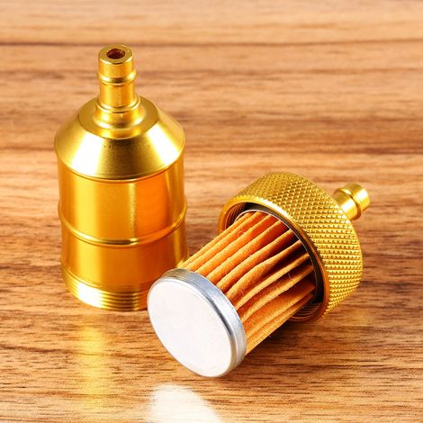 Filtre à essence en ligne 1/4" 6mm pour moto cross et dirt bike (1/5)