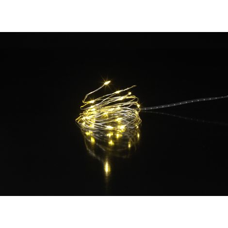 Sygonix SY-4722046 Mini-Lichterkette Innen batteriebetrieben Anzahl Leuchtmittel 20 LED Warmweiß B (1/5)