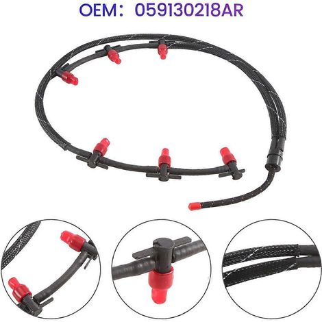 Fuite de durite de retour d'huile/carburant pour Audi A4, A6 et A7 3.0 TDI (réf. 059130218AN) (1/4)