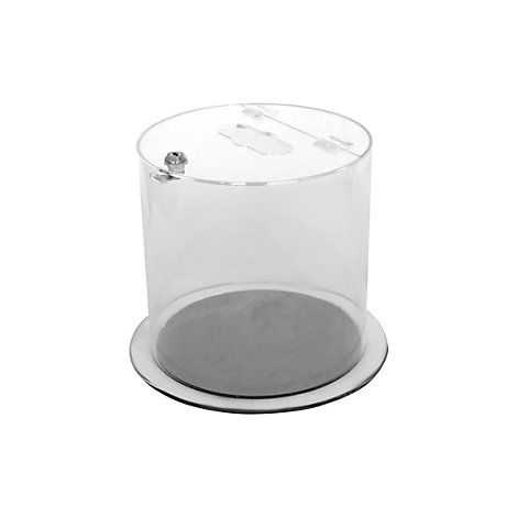 Recipiente de recogida de pilas transparente bajo llave (1/5)