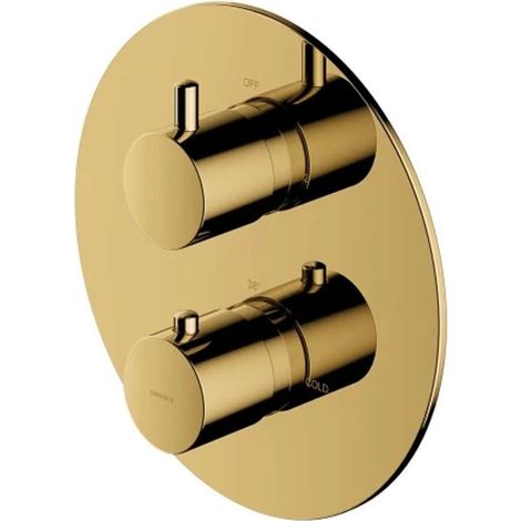 OMNIRES Y - Unterputz-Thermostatarmatur, für 2 Verbraucher, Gold Y1236ROGL (1/2)