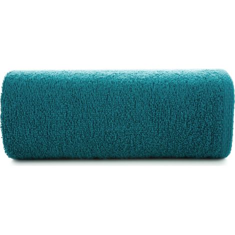 ASCIUGAMANO DA BAGNO IN COTONE CLASSICO EUROFIRANY SMOOTH1 50X100CM TURCHESE SCURO (1/5)