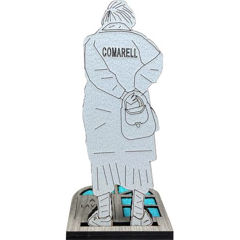 Statuetta Comarell Anziana Da Scrivania Idea Regalo Segnaposto (1/5)
