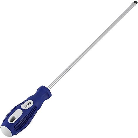 Tournevis plat magnétique de 6,5 mm, manche de 30,5 cm de long – outil pratique (1/4)