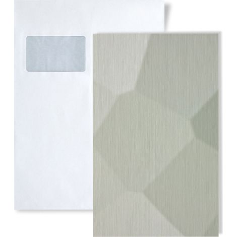 1 SAMPLE PIECE S-31021 WallFace FACET Green Steel brushed ARSTRUCTURE Collection  Wall panel SAMPLE in DIN A5 size