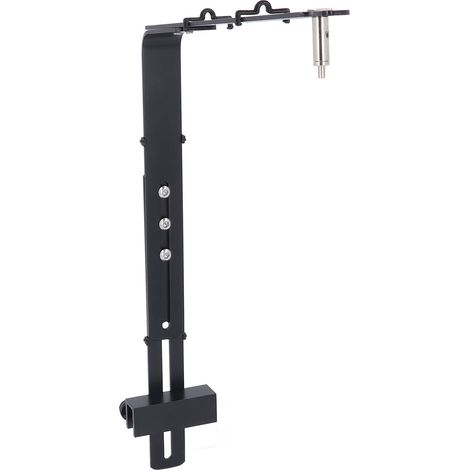 Support de lampe pour aquarium en alliage d'aluminium, hauteur réglable, kit de support professionnel pour lampe suspendue, noir (1/5)