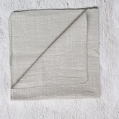 Lot de 10 serviettes de table réutilisables et lavables en tissu, idéales pour les mariages, les fêtes et la décoration de table - Gris clair - 42 x 42 cm (1/5)