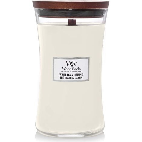 Candela WoodWick al tè bianco e gelsomino, 609,5 g (1/5)